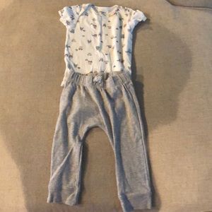 Baby boys pants and onesie